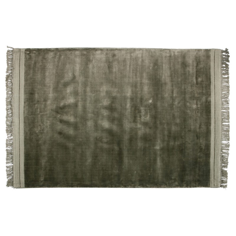 WARM GREEN RUG VISCOSE